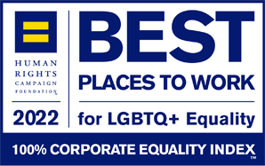 Human Rights Campaign Foundation 2022 - Best place to work for LGTBQ+ Equality