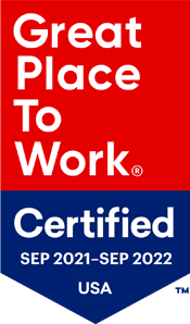 Great Place To Work. Certified. September 2021-September 2022