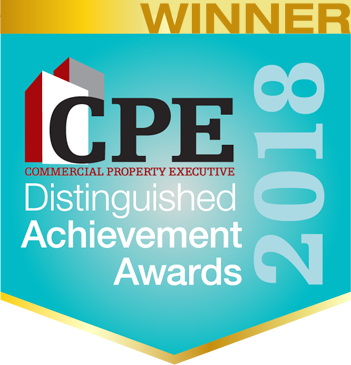 Winner of the Commercial Property Executive's Distinguished Achievement Award for 2018