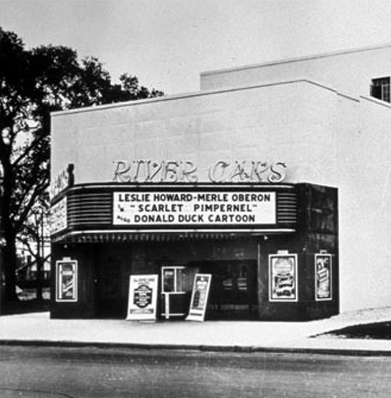 Photo of River Oaks' Theater Then
