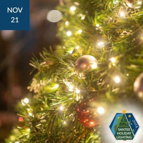 Santee Holiday Tree Lighting (Graphic - Opens in an overlay)