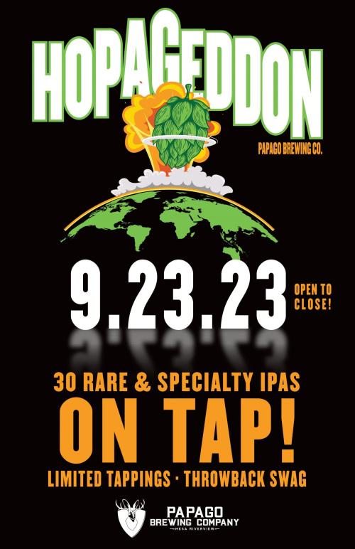 Papago Brewing Company Hopageddon Event (Graphic - Opens in an overlay)