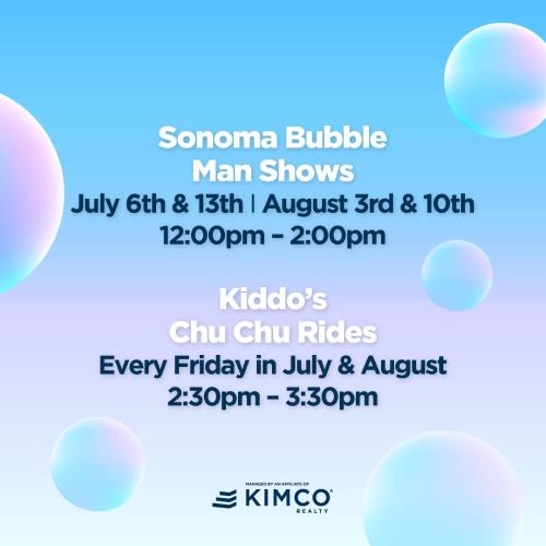 Sonoma Bubble Man Shows (Graphic - Opens in an overlay)