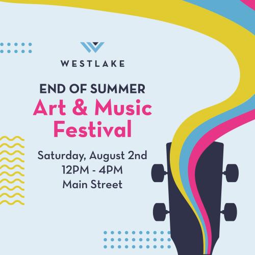 End of Summer Art & Music Festival (Graphic - Opens in an overlay)