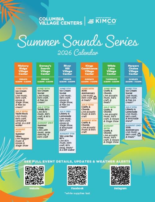 Summer Sounds Series (Graphic - Opens in an overlay)