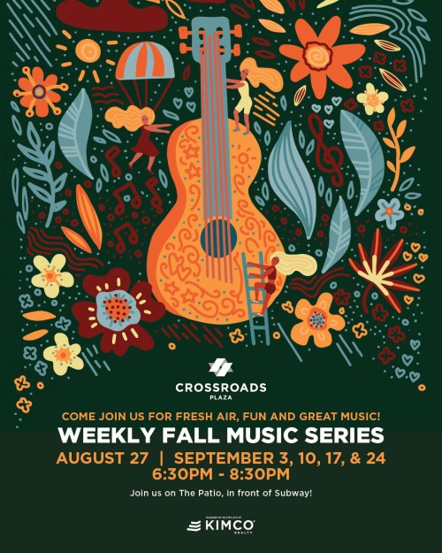 Weekly Fall Music Series (Graphic - Opens in an overlay)