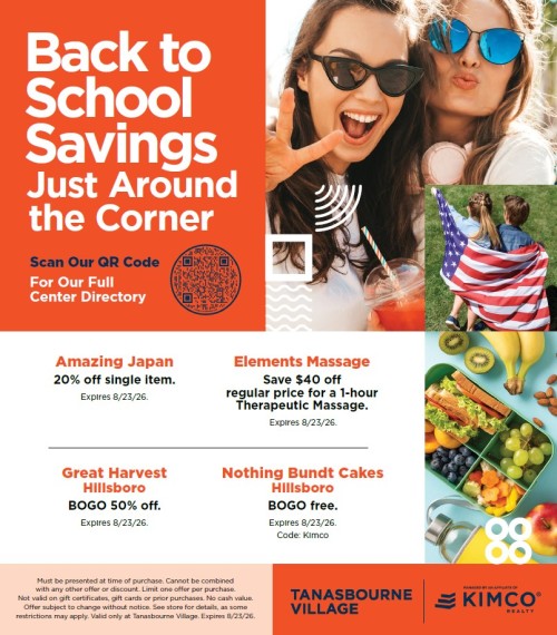 Back to School Savings Just Around the Corner (Graphic - Opens in an overlay)