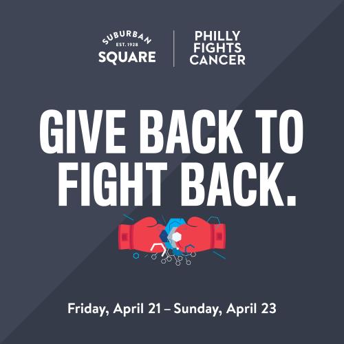 Philly Fights Cancer Give Back Weekend (Graphic - Opens in an overlay)