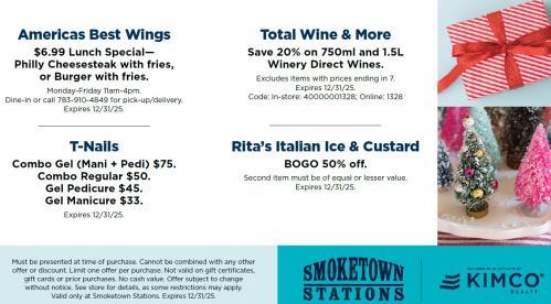 Holiday Savings! (Graphic - Opens in an overlay)