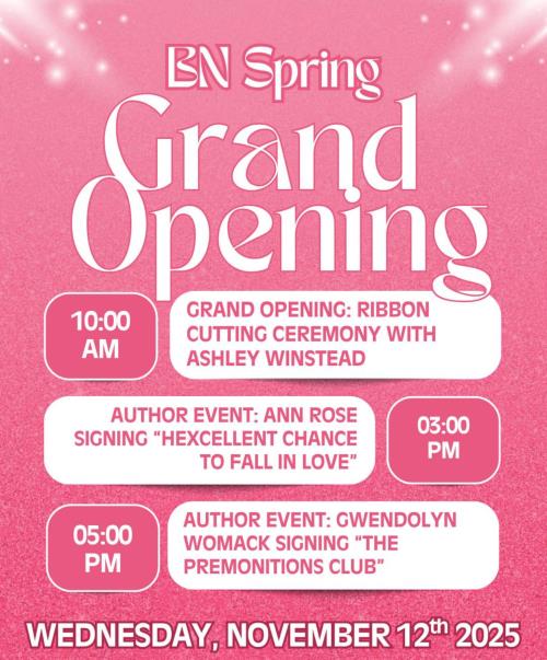 Grand Opening Events (Graphic - Opens in an overlay)