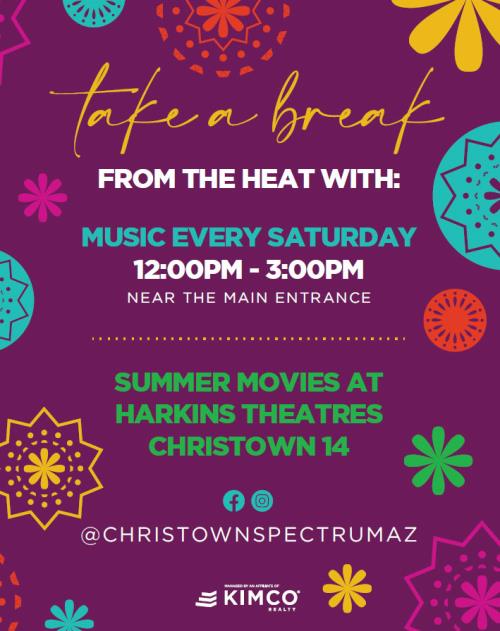 Summer Music at Christown Spectrum Center (Graphic - Opens in an overlay)