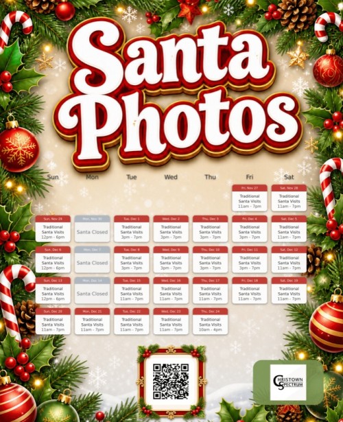 Photos with Santa - 2026 (Graphic - Opens in an overlay)