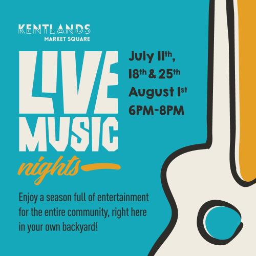 Kentlands Summer Concert Series (Graphic - Opens in an overlay)