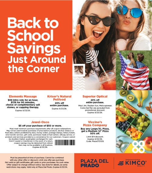 Back to School Savings Just Around the Corner (Graphic - Opens in an overlay)