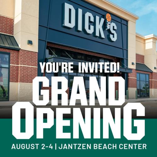 Dick's Sporting Goods Grand Opening Event  (Graphic - Opens in an overlay)
