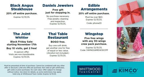 Holiday Savings! (Graphic - Opens in an overlay)