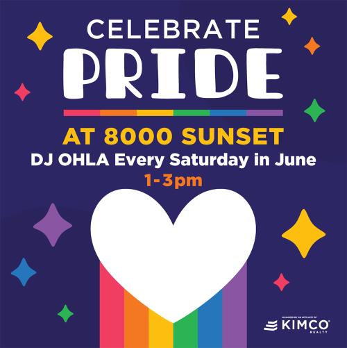 Celebrate June PRIDE with Music & More at 8000 Sunset (Graphic - Opens in an overlay)