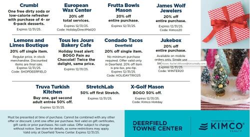 Holiday Savings! (Graphic - Opens in an overlay)