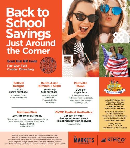 Back to School Savings Just Around the Corner (Graphic - Opens in an overlay)